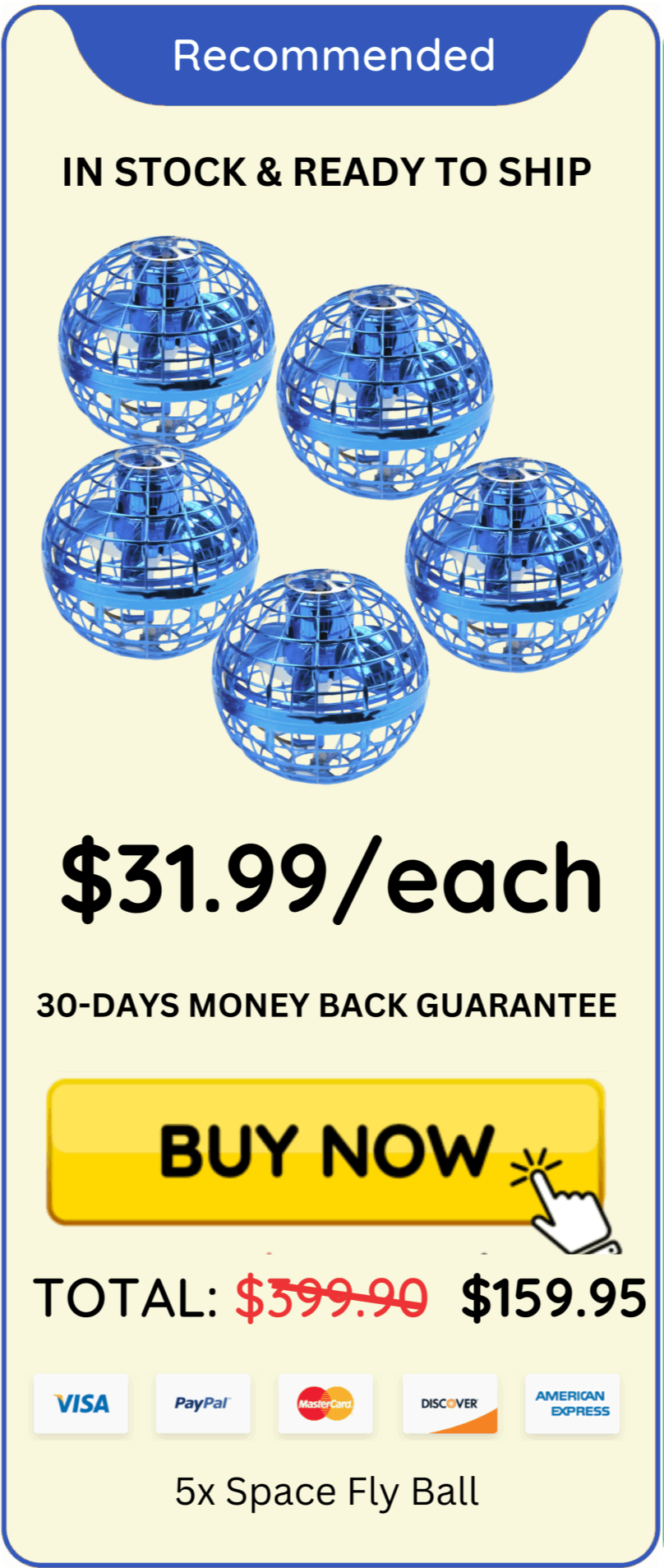Space Fly Ball offer package price 